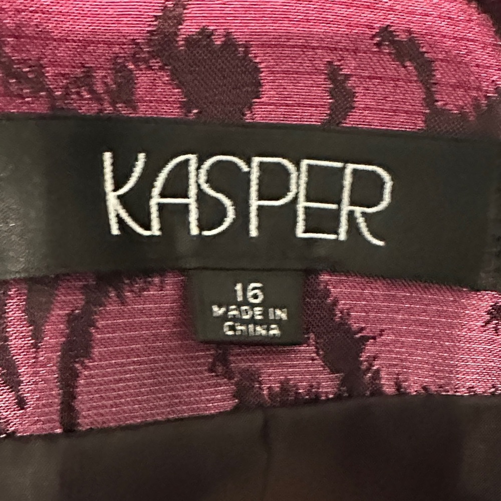 Kasper Pink and Black 3 Piece Women’s pant suit - Picture 6 of 10